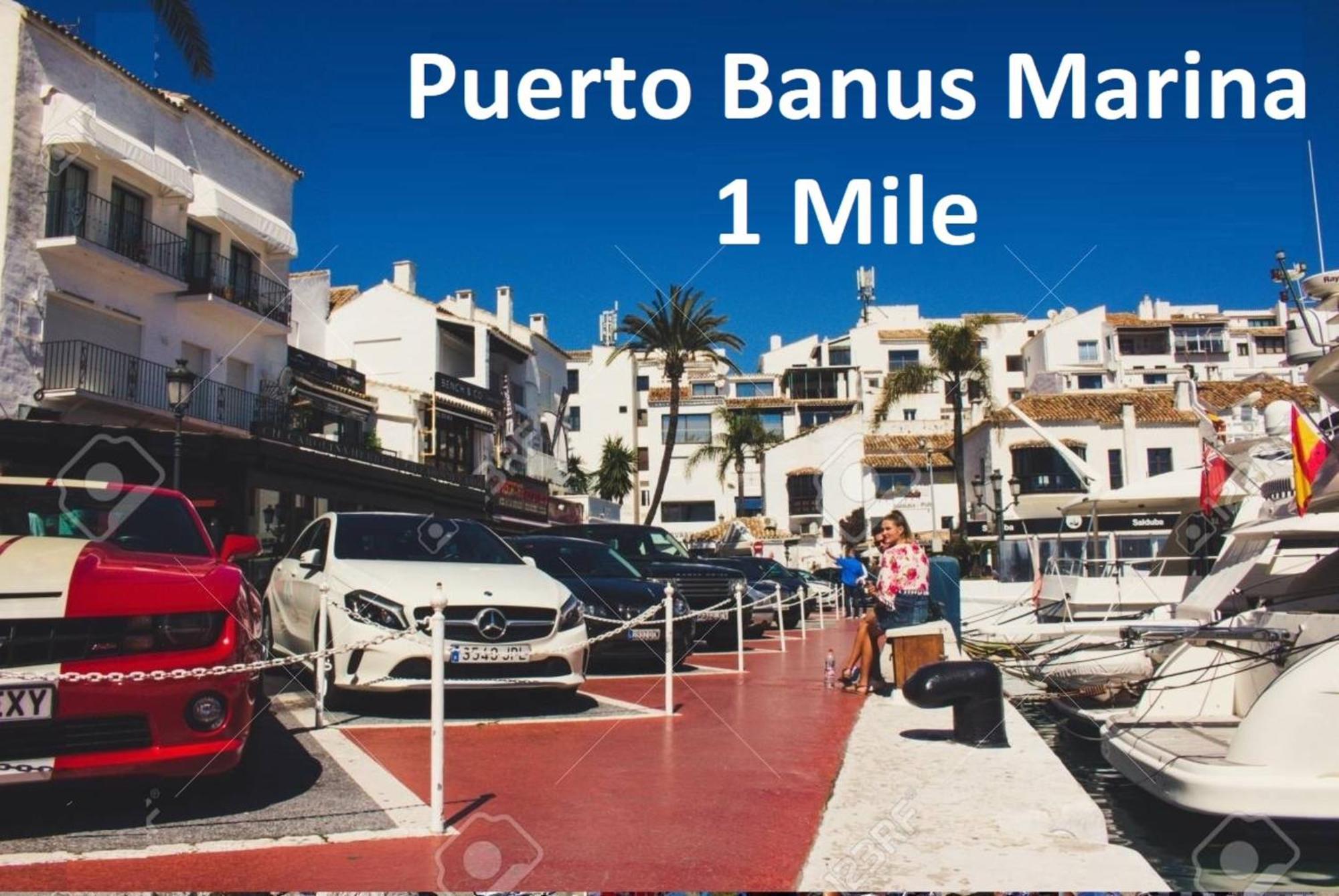 Puerto Bbanus Beaches And Marina, Playground The Rich & Famous, Is Only 1Km Walk Away Apartment Marbella Exterior foto